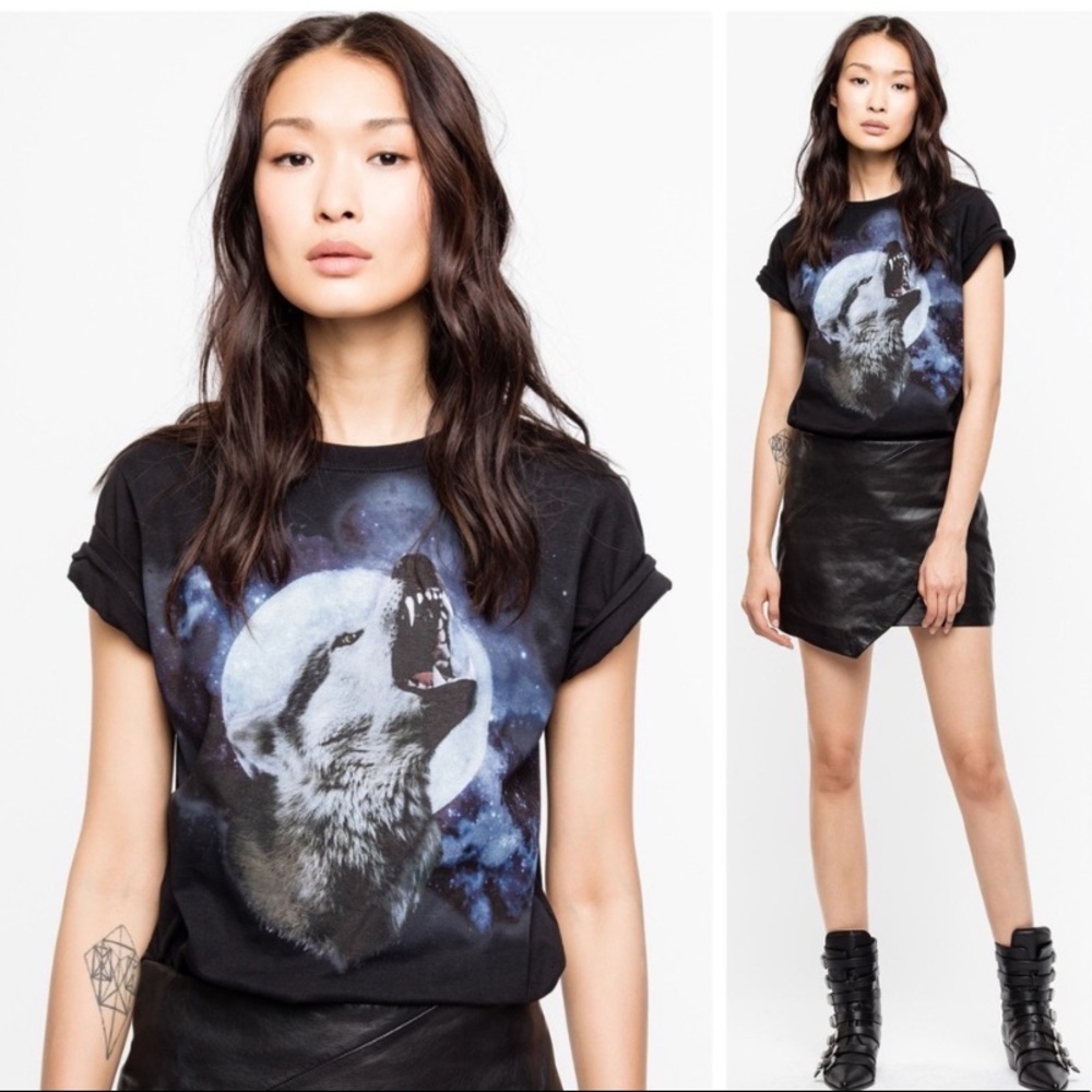Sadie & Voltaire Bella the wolf tee shirt